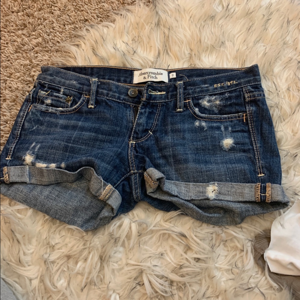 abercrombie low waist shorts